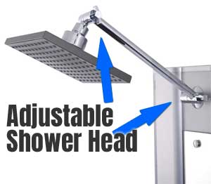Adjustable Waterfall Shower Head
