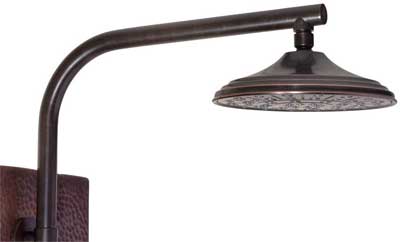 Pulse Sedona Rainshower Head in Copper