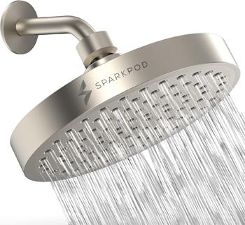 Sparkpod Adjustable High Pressure Rain Shower Head