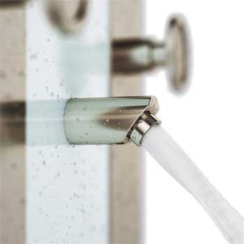 Tub Filler on Tropicana Shower Panel